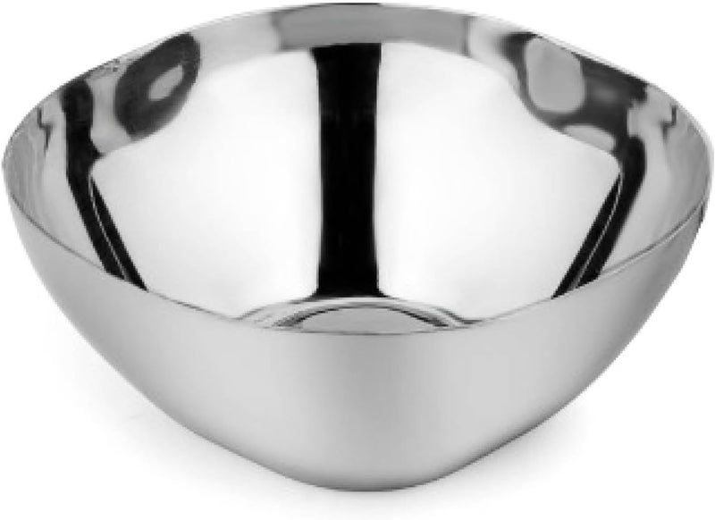 Ahimsa Stainless Steel Kids Bowl, Durable Pediatrician Designed Toddler Snack Bowls, 12oz, Premium Non Toxic Metal, Easy to Clean & Dishwasher Safe, Silver - Image 1